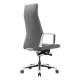 Кресло руководителя Бюрократ _JONS/CASHGREY серый крестовина алюминий. Фото товара с разных ракурсов.
