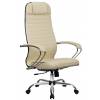 Эргономичное кресло руководителя Метта комплект 6 бежевое