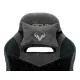 Кресло игровое геймерское Бюрократ VIKING 6 KNIGHT B FABRIC черный крестовина металл. Фото товара с разных ракурсов.