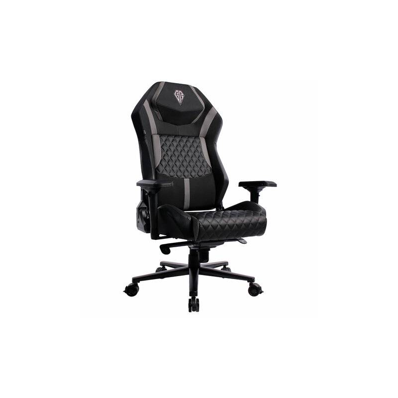 Кресло  PREMIUM "Core GM-160", мультиблок, 4D подлокотники, литой поролон, черное/серое, 532952 главное фото