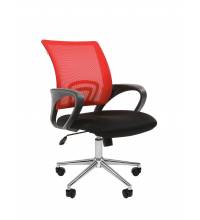 Офисное кресло Chairman 696 Россия TW красный хром new