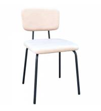 Стулья  "Dream CF-090", КОМПЛЕКТ 4 шт., черный каркас, ткань бежевая, 533251